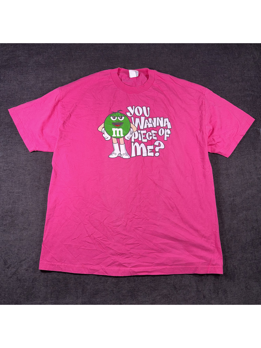 M&M's Pink 'You Wanna Piece of Me?' Graphic T-Shirt 2XL